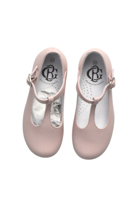 A Pink Flats from Beatrice & George in size 3T for girl. (Back View)