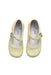 A Ivory Dress Shoes from Childrens Classics in size 3T for girl. (Back View)