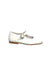 A White Flats from Childrens Classics in size 4T for girl. (Front View)