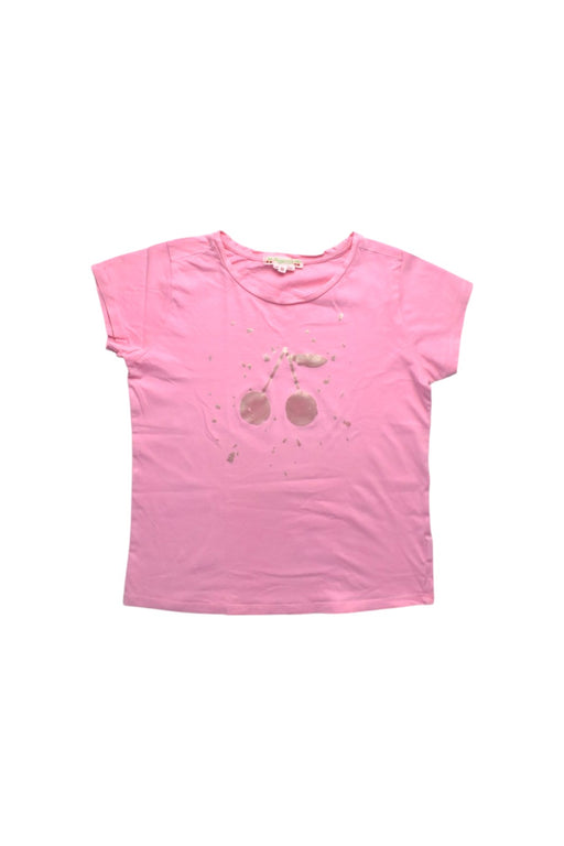 A Pink Short Sleeve T Shirts from Bonpoint in size 10Y for girl. (Front View)