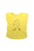 A Yellow Short Sleeve T Shirts from Bonpoint in size 12Y for girl. (Front View)