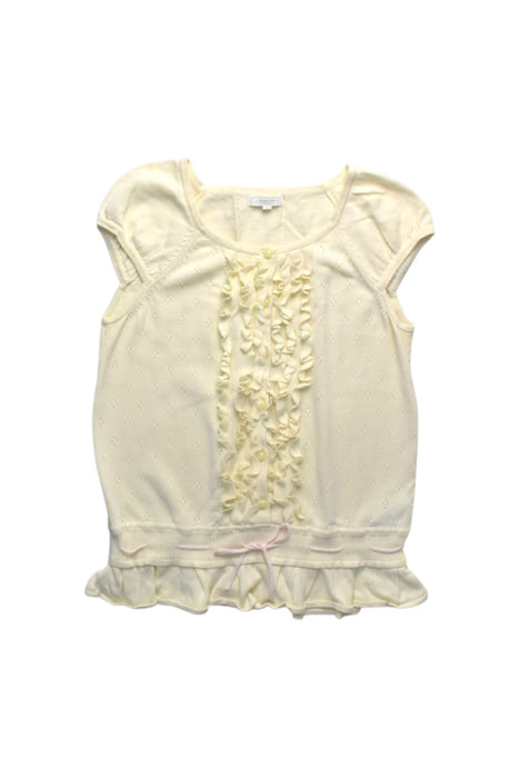 A Ivory Short Sleeve Tops from Nicholas & Bears in size 12Y for girl. (Front View)