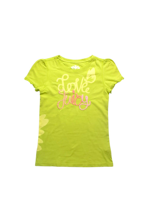 A Green Short Sleeve T Shirts from Juicy Couture in size 12Y for girl. (Front View)