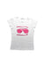 A White Short Sleeve T Shirts from Rykiel Enfant in size 12Y for girl. (Front View)