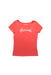 A Red Short Sleeve T Shirts from Abercrombie  in size 11Y for girl. (Front View)