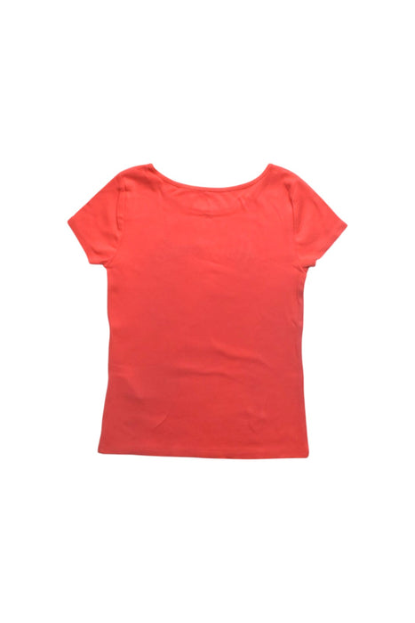 A Red Short Sleeve T Shirts from Abercrombie  in size 11Y for girl. (Back View)