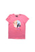 A Pink Short Sleeve T Shirts from Emporio Armani in size 12Y for girl. (Front View)