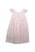 A Pink Sleeveless Dresses from Bonpoint in size 10Y for girl. (Back View)