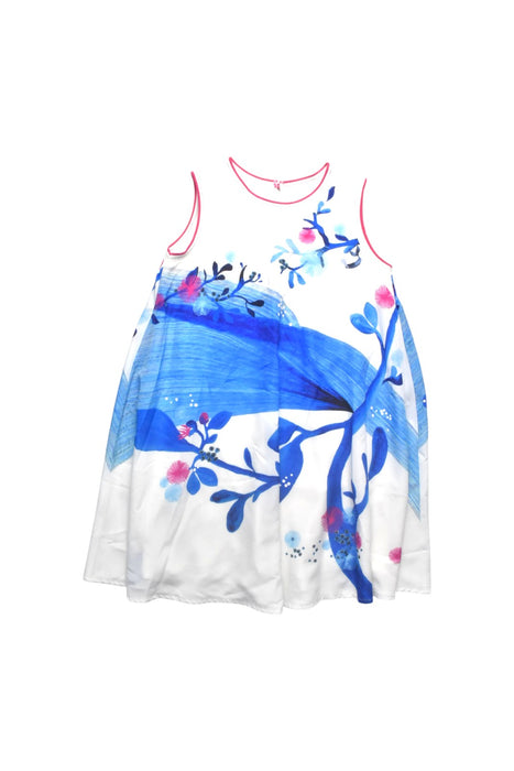 A Multicolour Sleeveless Dresses from Catimini in size 10Y for girl. (Front View)