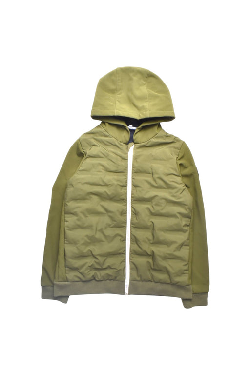 A Green Hooded Sweatshirts from Bonpoint in size 12Y for boy. (Front View)