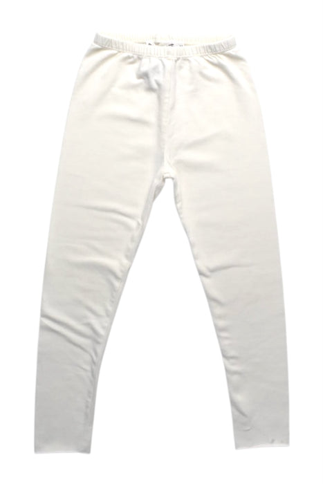 A White Leggings from Bonpoint in size 6T for girl. (Front View)