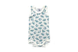 A White Sleeveless Bodysuits from Petit Bateau in size 0-3M for boy. (Front View)