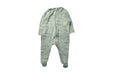 A Green Onesies from Mori in size Newborn for boy. (Front View)