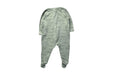 A Green Onesies from Mori in size Newborn for boy. (Back View)