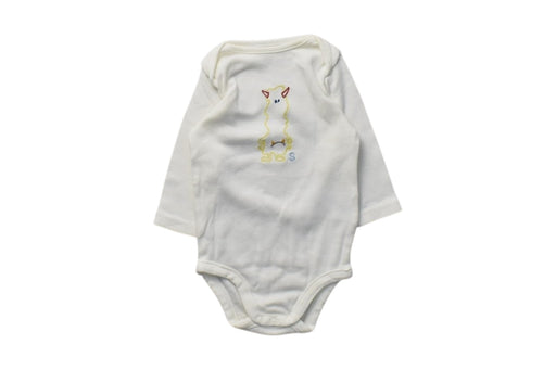 A White Long Sleeve Bodysuits from Stella McCartney in size 0-3M for boy. (Front View)