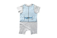A Multicolour Short Sleeve Rompers from Stella McCartney in size 0-3M for boy. (Back View)