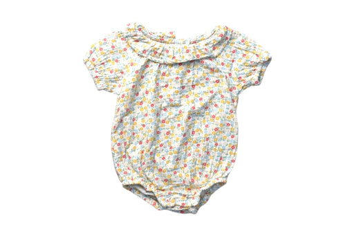 A Multicolour Short Sleeve Rompers from Seed in size 3-6M for girl. (Front View)