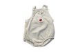 A Ivory Sleeveless Rompers from Seed in size 3-6M for boy. (Front View)
