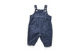 A Navy Long Overalls from Tahari in size 0-3M for girl. (Front View)