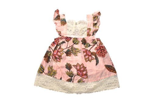 A Pink Sleeveless Dresses from Lil' Lemons in size 0-3M for girl. (Front View)