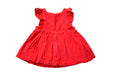 A Red Sleeveless Dresses from Jacadi in size 3-6M for girl. (Front View)