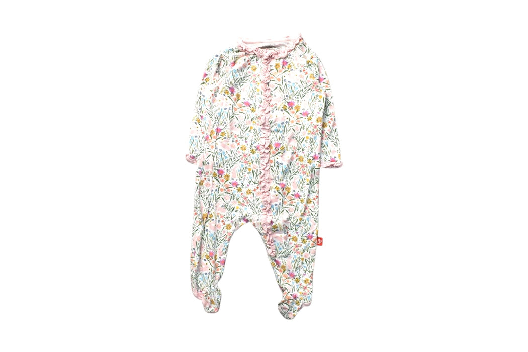 A Multicolour Onesies from Magnetic Me in size 0-3M for girl. (Front View)