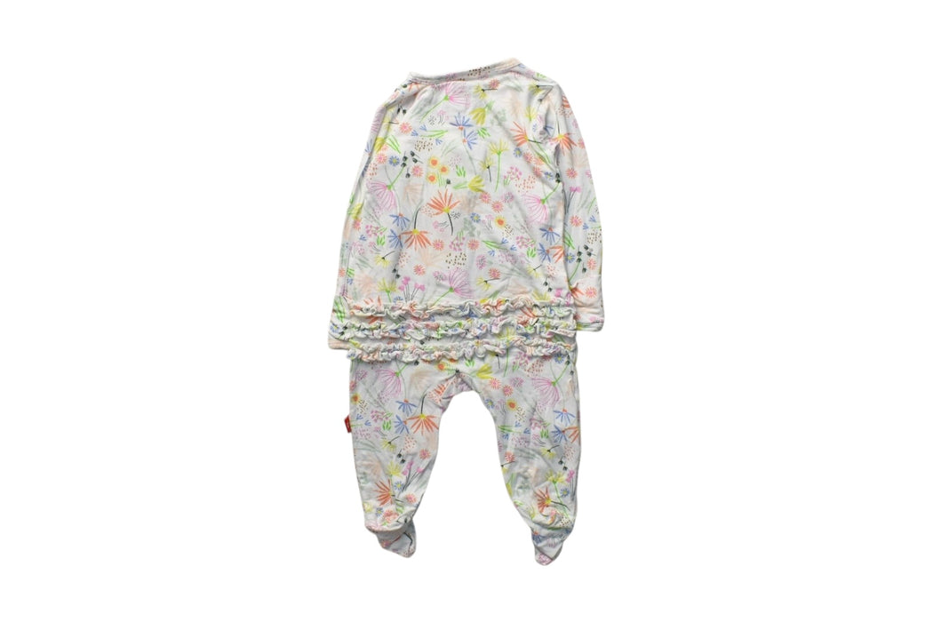 A Multicolour Onesies from Magnetic Me in size 0-3M for girl. (Back View)