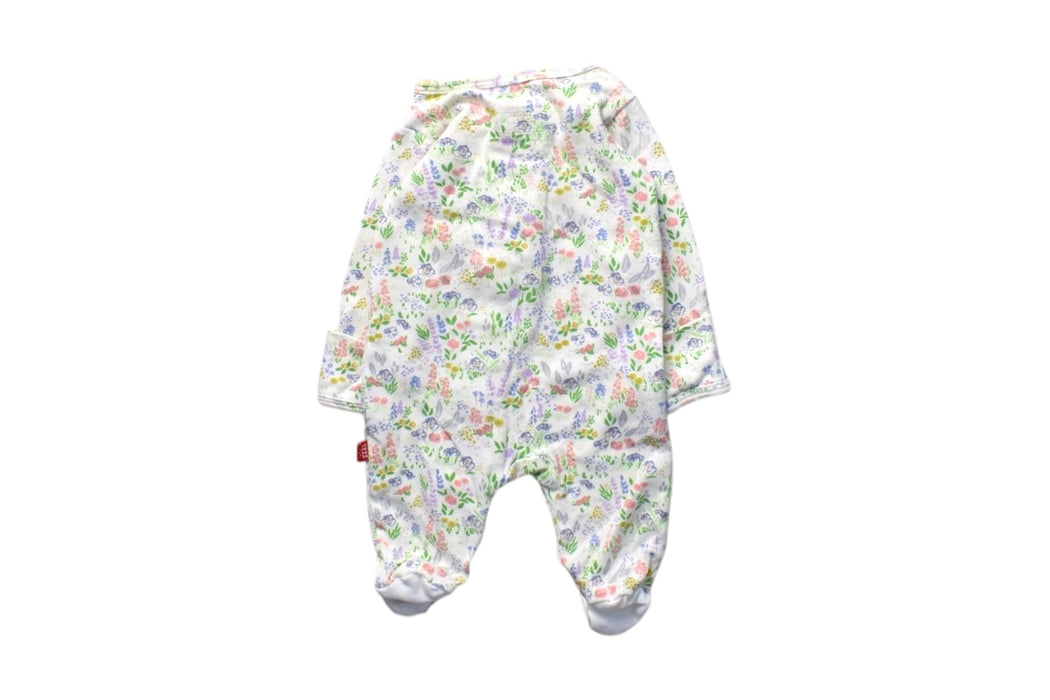 A Multicolour Onesies from Magnetic Me in size Newborn for girl. (Back View)