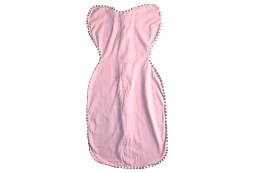A Pink Swaddles from Love To Dream in size 3-6M for girl. (Back View)