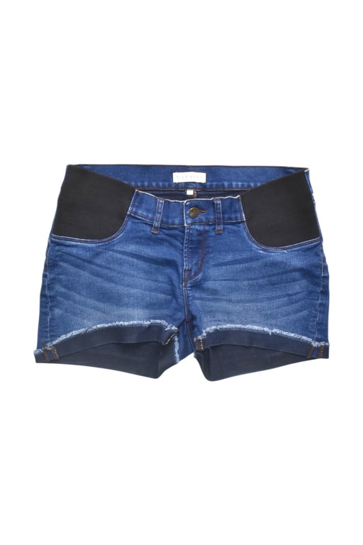 A Blue Shorts from Mayarya in size Maternity-M for maternity. (Front View)