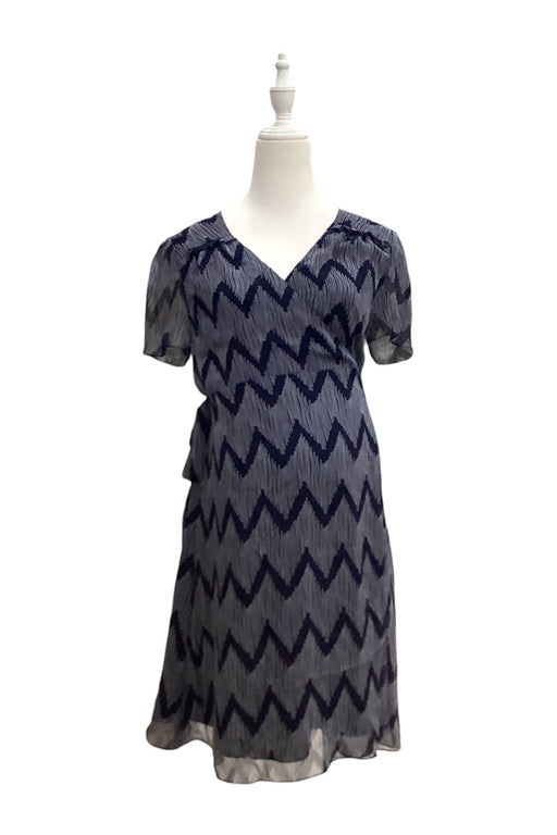 A Blue Short Sleeve Dresses from Mayarya in size Maternity-XS for maternity. (Front View)