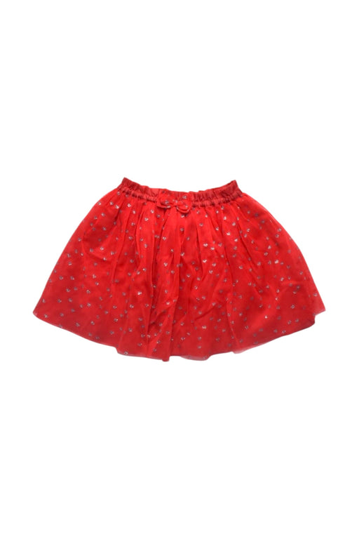 A Red Short Skirts from Chateau de Sable in size 8Y for girl. (Front View)