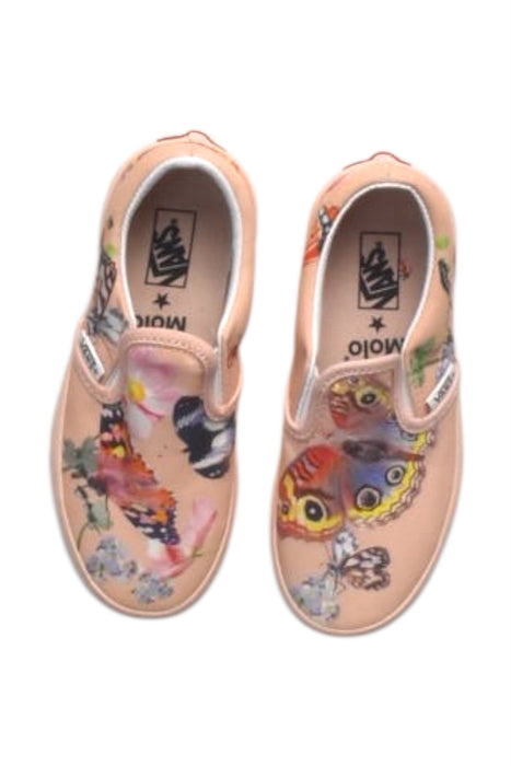 A Multicolour Slip Ons from Vans in size 5T for girl. (Back View)
