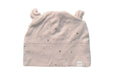 A Beige Beanies from Mori in size 0-3M for girl. (Front View)