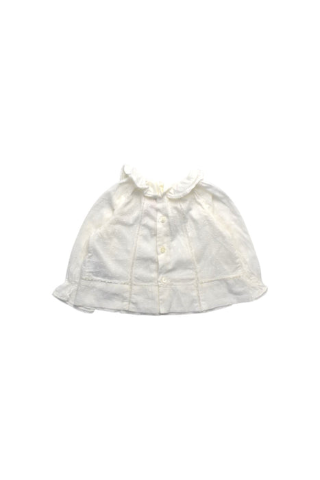 A White Collars from Bonpoint in size 3-6M for girl. (Front View)