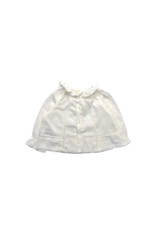 A White Collars from Bonpoint in size 3-6M for girl. (Front View)