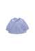 A Blue Long Sleeve Shirts from Bonpoint in size 3-6M for girl. (Front View)