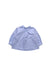 A Blue Long Sleeve Shirts from Bonpoint in size 3-6M for girl. (Back View)