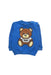 A Blue Crewneck Sweatshirts from Moschino in size 6-12M for boy. (Front View)