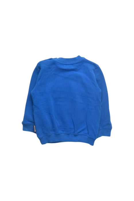 A Blue Crewneck Sweatshirts from Moschino in size 6-12M for boy. (Back View)