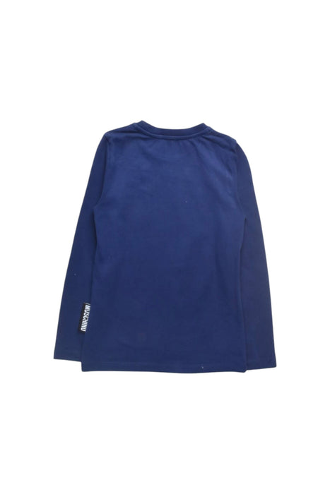 A Blue Long Sleeve T Shirts from Moschino in size 6T for boy. (Back View)