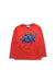 A Red Long Sleeve T Shirts from Paul Smith in size 4T for boy. (Front View)