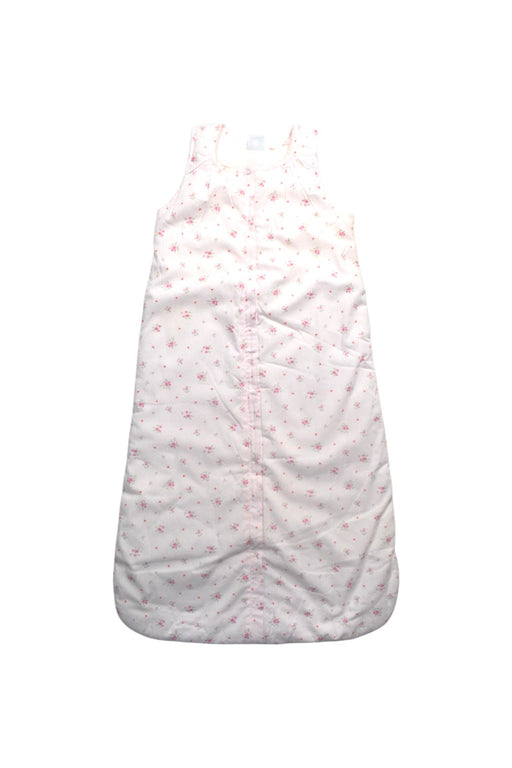 A White Sleepsacs from Petit Bateau in size O/S for girl. (Front View)
