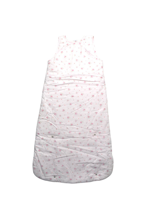 A White Sleepsacs from Petit Bateau in size O/S for girl. (Back View)