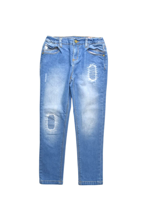 A Blue Jeans from Sacoor in size 6T for girl. (Front View)