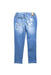 A Blue Jeans from Sacoor in size 6T for girl. (Back View)