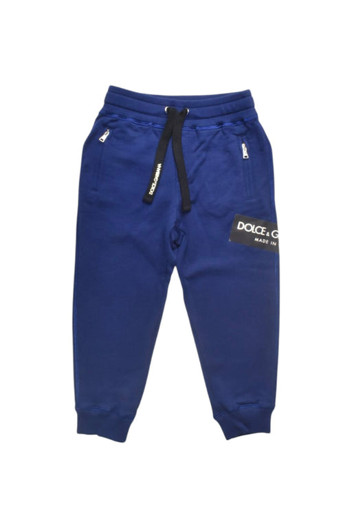A Blue Sweatpants from Dolce & Gabbana in size 3T for boy. (Front View)