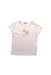A Pink Short Sleeve T Shirts from Paul Smith in size 3T for girl. (Front View)