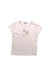 A Pink Short Sleeve T Shirts from Paul Smith in size 3T for girl. (Front View)