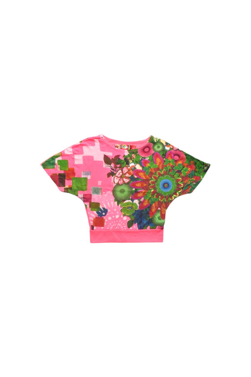 A Multicolour Short Sleeve Tops from Desigual in size 3T for girl. (Front View)